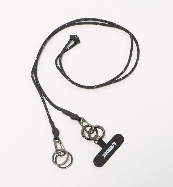 UNITED ARROWS green label relaxing「＜S/ENDER＞MULTI HOLDER マルチストラップ」|ストラップ|BLACK