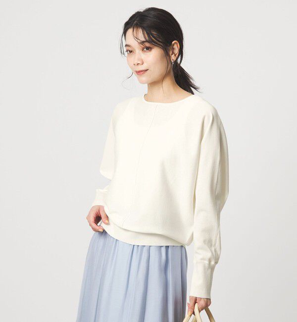 UNITED ARROWS green label relaxing「ブライト フォルム ドルマン プルオーバー ニット」|ニット・セーター|