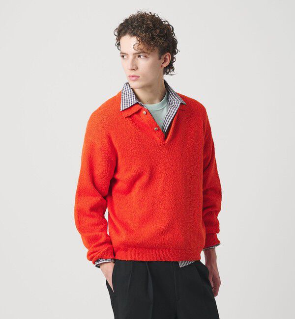 BEAUTY&YOUTH UNITED ARROWS「ヴァンプコットン ポロニット ウォッシャブル」|ニット・セーター|