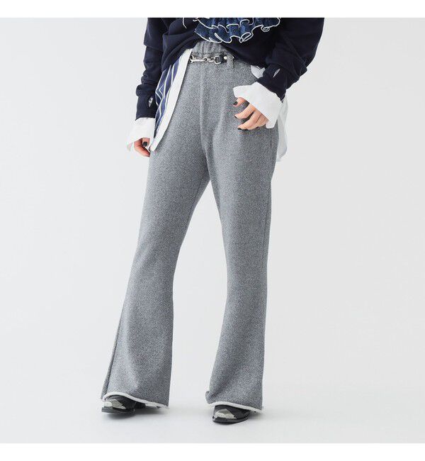 BEAMSBOY「maturely / グリッター ジッパー パンツ」|チノ|