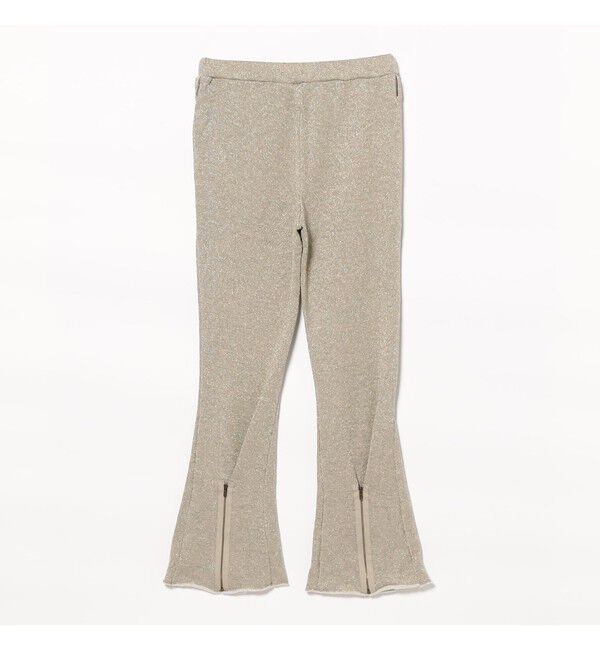 BEAMSBOY「maturely / グリッター ジッパー パンツ」|チノ|