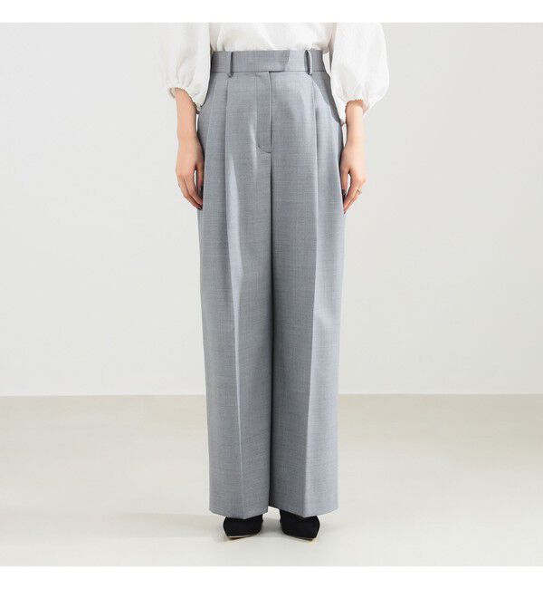 Demi-Luxe BEAMS 「エディター東原妙子 &times; Demi-Luxe BEAMS / ツイル イージー ストレート パンツ」|チノ|