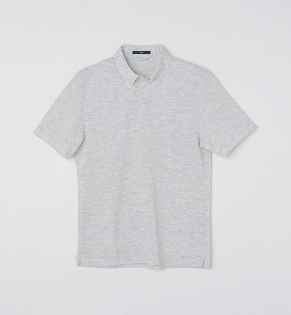 SHIPS「【WEB限定】SHIPS: 吸水速乾・UVケア Drymix（R）ワンポイントロゴ ボタンダウン ポロシャツ」|ポロシャツ|