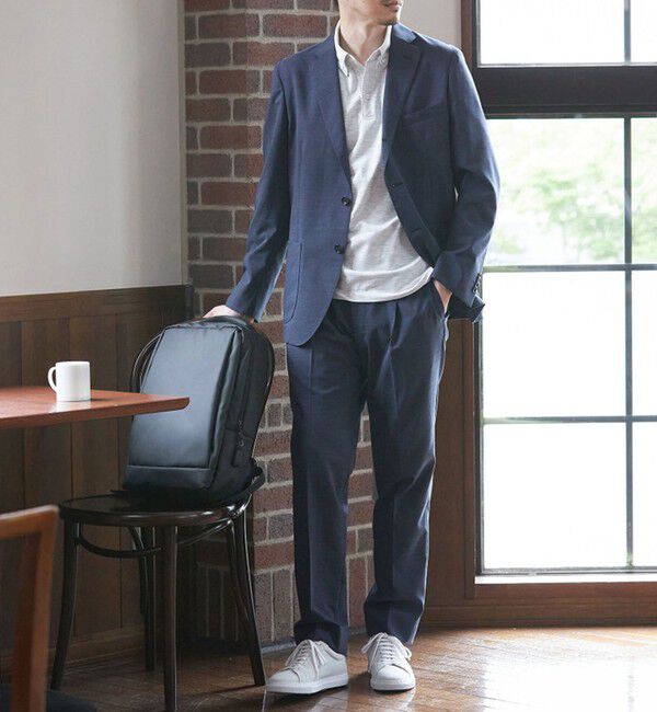 SHIPS「【WEB限定】SHIPS: 吸水速乾・UVケア Drymix（R）ワンポイントロゴ ボタンダウン ポロシャツ」|ポロシャツ|