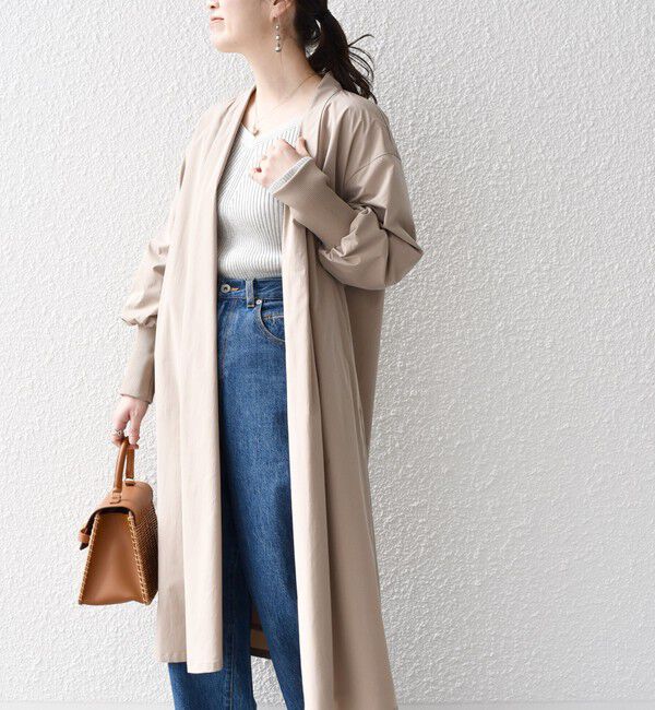 SHIPS for women「* リブ スリーブ ロング 羽織◇」|その他|
