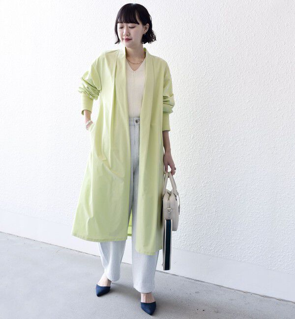 SHIPS for women「* リブ スリーブ ロング 羽織◇」|その他|