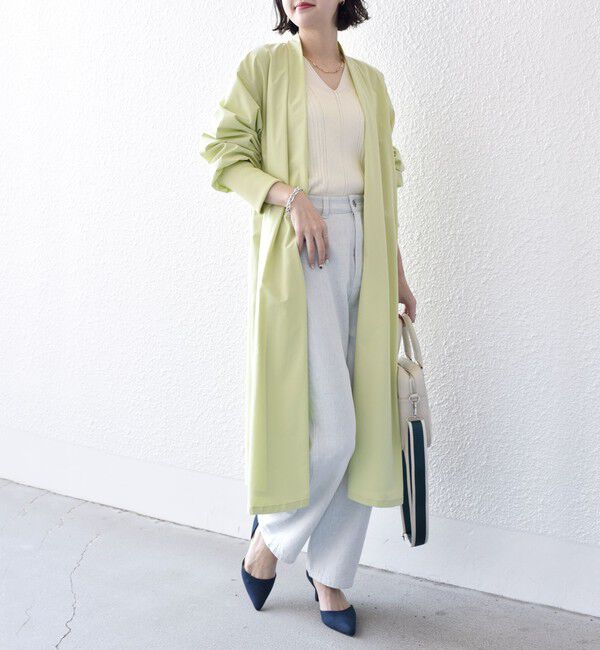 SHIPS for women「* リブ スリーブ ロング 羽織◇」|その他|