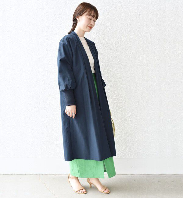 SHIPS for women「* リブ スリーブ ロング 羽織◇」|その他|