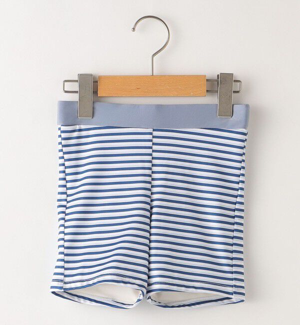 SHIPS KIDS「SHIPS KIDS:90～130cm / ボーダー スイム ボクサー ショーツ」|ショーツ|