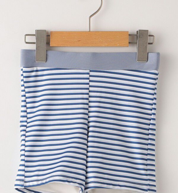SHIPS KIDS「SHIPS KIDS:90～130cm / ボーダー スイム ボクサー ショーツ」|ショーツ|