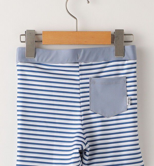 SHIPS KIDS「SHIPS KIDS:90～130cm / ボーダー スイム ボクサー ショーツ」|ショーツ|