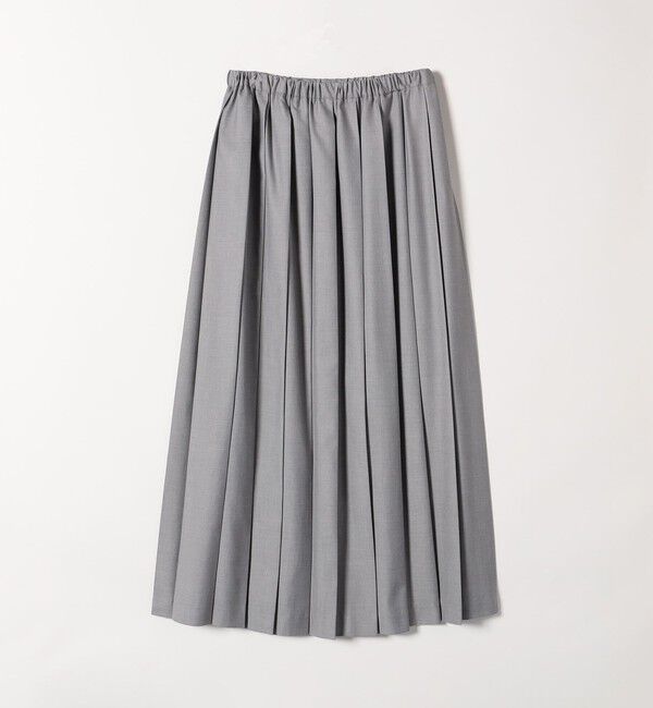 SHIPS any「SHIPS any: ウーステッド ワイド プリーツ マキシ スカート 2」|スカート|