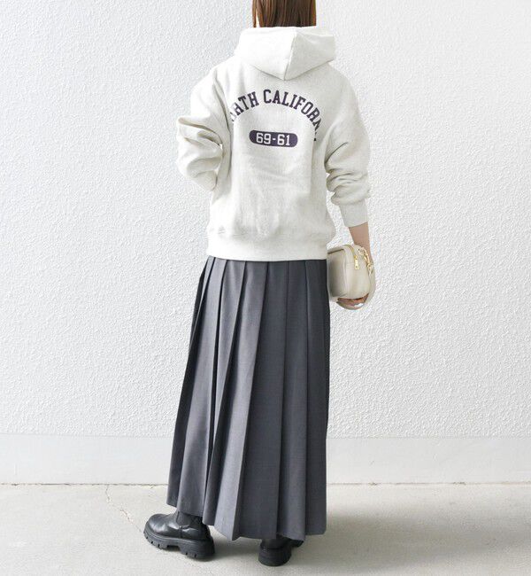 SHIPS any「SHIPS any: ウーステッド ワイド プリーツ マキシ スカート 2」|スカート|