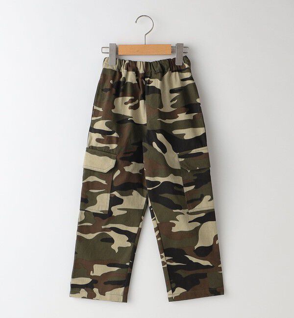 SHIPS KIDS「THE PARK SHOP:105～145cm / MIL CARGO PANTS」|カーゴ|ライトオリーブ