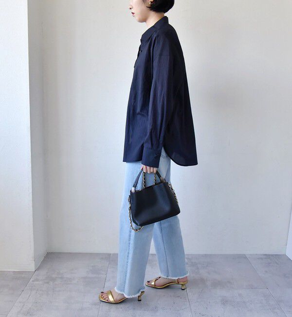 quaranciel「quaranciel:〈洗濯機可能〉シアー オーバー ポケット シャツ」|シャツ・ブラウス|