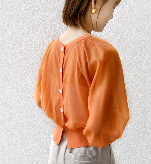 SHIPS for women「〈手洗い可能〉2WAY シアー カーディガン」|カーディガン|