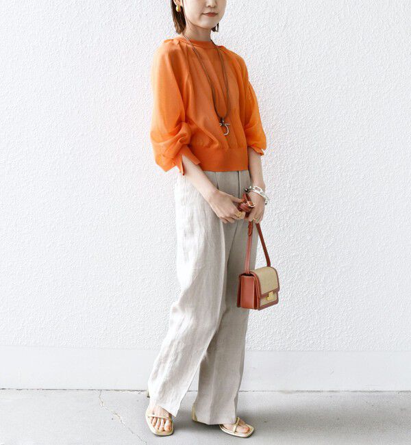 SHIPS for women「〈手洗い可能〉2WAY シアー カーディガン」|カーディガン|