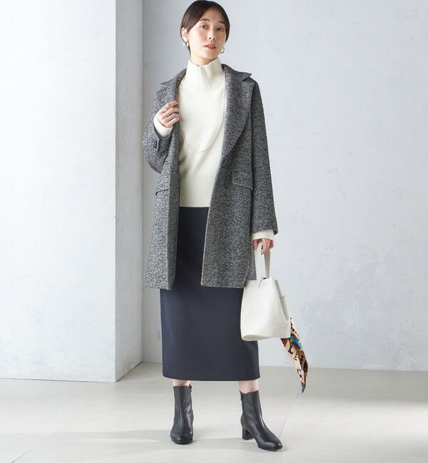 SHIPS for women「ツイード チェスター コート」|チェスターコート|