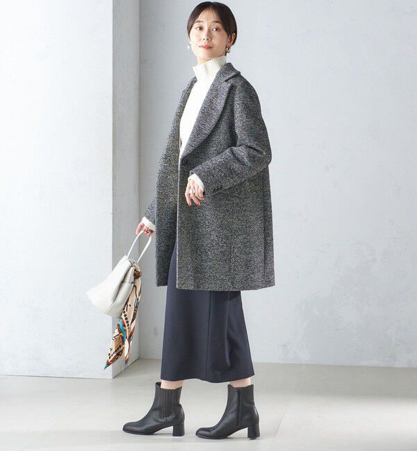 SHIPS for women「ツイード チェスター コート」|チェスターコート|