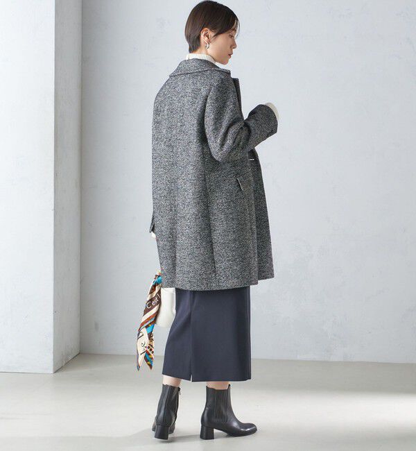 SHIPS for women「ツイード チェスター コート」|チェスターコート|