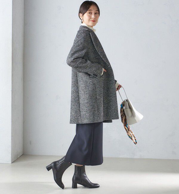 SHIPS for women「ツイード チェスター コート」|チェスターコート|