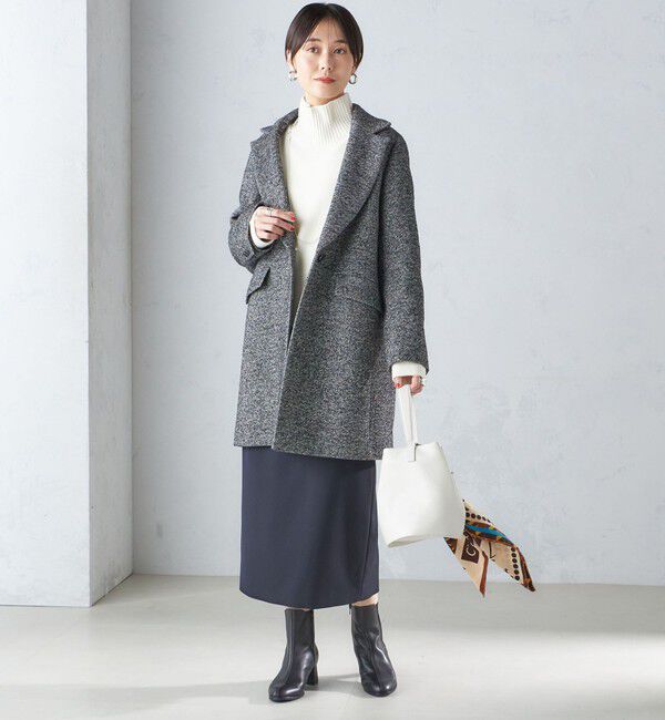 SHIPS for women「ツイード チェスター コート」|チェスターコート|