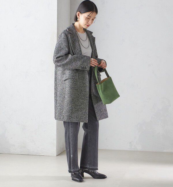 SHIPS for women「ツイード チェスター コート」|チェスターコート|