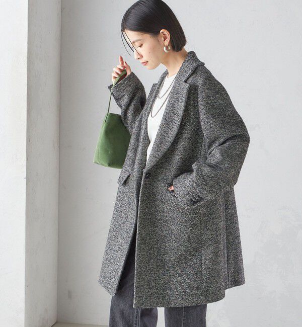 SHIPS for women「ツイード チェスター コート」|チェスターコート|