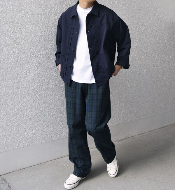 SHIPS any「SHIPS any:〈撥水/軽量/ストレッチ〉SOLOTEX(R) シアサッカー トラック ブルゾン 25SS(セットアップ対応)◇」|ブルゾン・スタジャン|