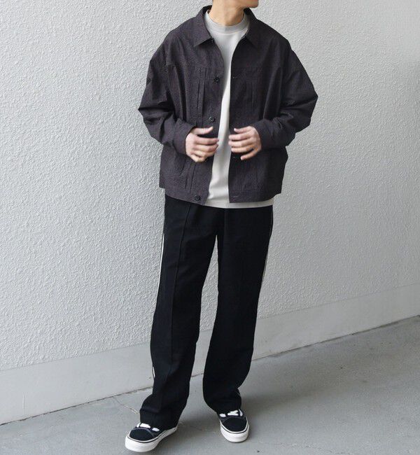 SHIPS any「SHIPS any:〈撥水/軽量/ストレッチ〉SOLOTEX(R) シアサッカー トラック ブルゾン 25SS(セットアップ対応)◇」|ブルゾン・スタジャン|