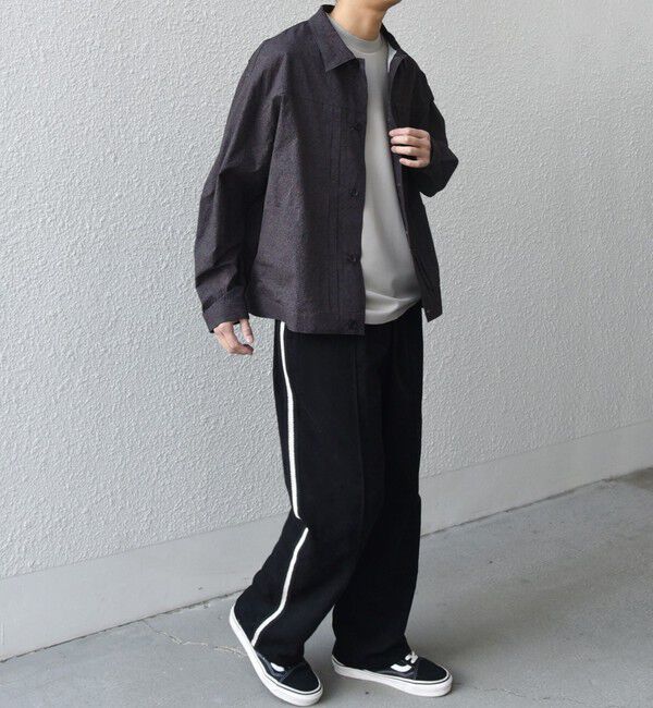 SHIPS any「SHIPS any:〈撥水/軽量/ストレッチ〉SOLOTEX(R) シアサッカー トラック ブルゾン 25SS(セットアップ対応)◇」|ブルゾン・スタジャン|