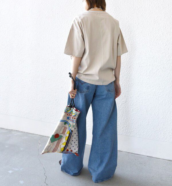 SHIPS for women「【SHIPS別注】81BRANCA:ロゴ 5分袖 TEE」|Tシャツ・カットソー|