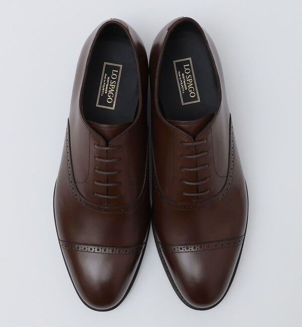 SHIPS「【SHIPS別注】Lo spago: パンチド キャップトゥ シューズ」|ビジネス・ドレスシューズ|