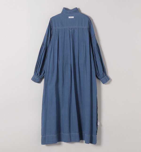 SHIPS any「《予約》SHIPS any:〈手洗い可能〉シアー デニム ポケット ロング シャツ ワンピース」|ワンピース|