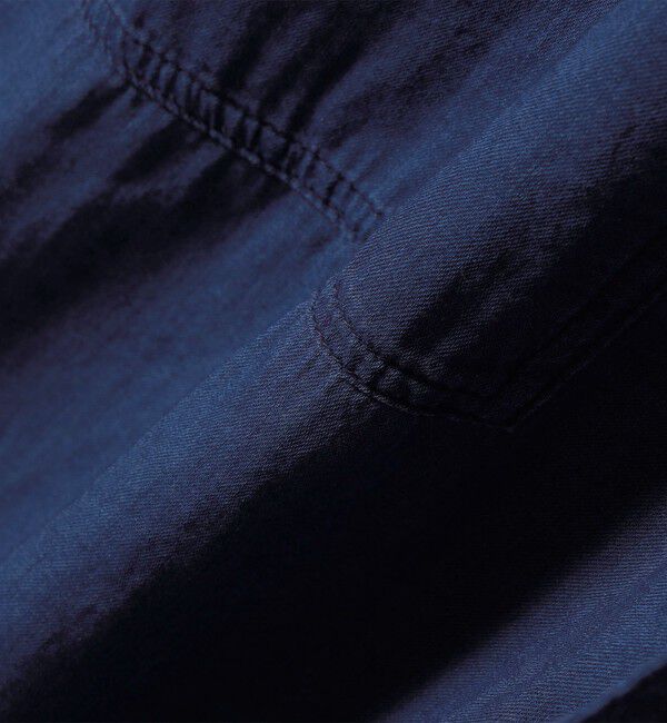 SHIPS any「《予約》SHIPS any:〈手洗い可能〉シアー デニム ポケット ロング シャツ ワンピース」|ワンピース|