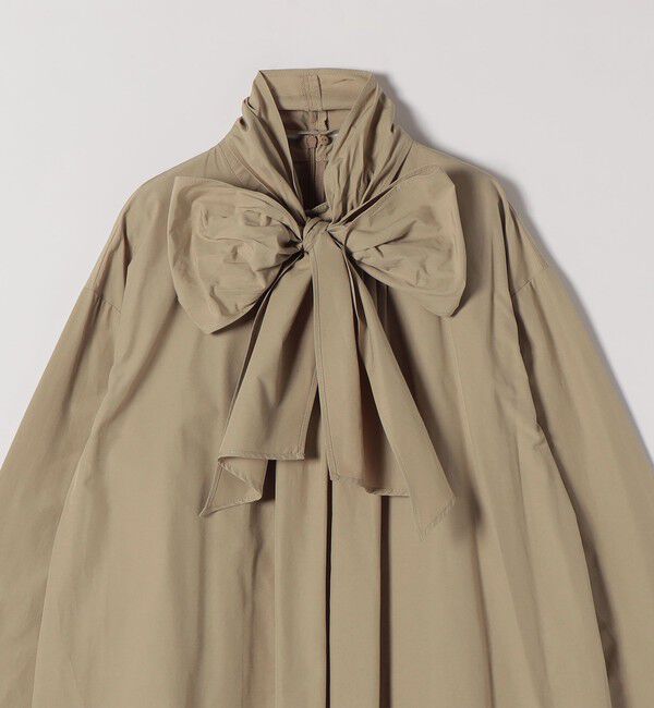 SHIPS any「《予約》SHIPS any:〈洗濯機可能〉タイプライター ボウタイ リボン シャツ ワンピース」|ワンピース|