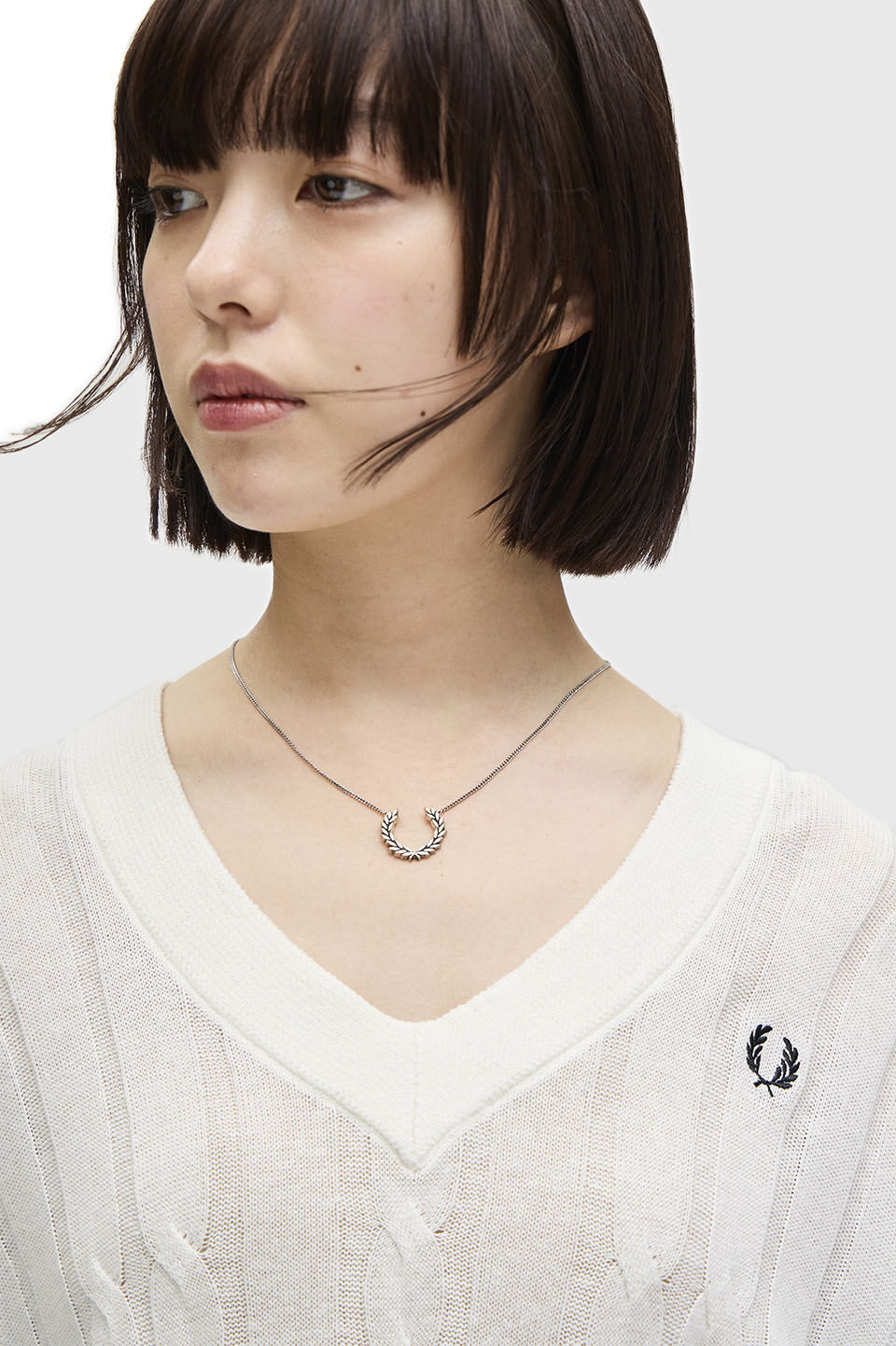 FRED PERRY 「Laurel Wreath Necklace」|ネックレス|METALLIC SILVER