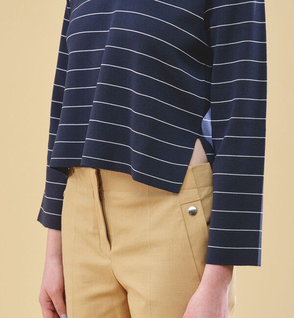 DES PRES「コットンアセテートミラノリブ Vネックプルオーバー」|ニット・セーター|