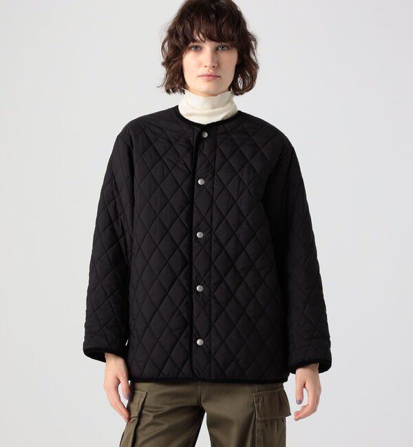 MACPHEE「キルティング クルーネックジャケット」|ブルゾン・スタジャン|
