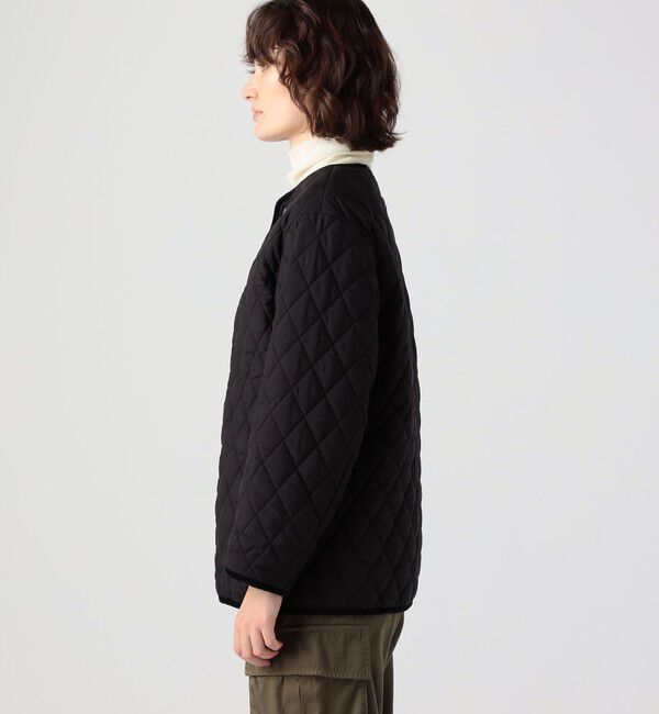 MACPHEE「キルティング クルーネックジャケット」|ブルゾン・スタジャン|