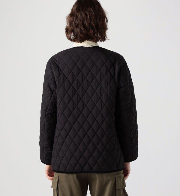 MACPHEE「キルティング クルーネックジャケット」|ブルゾン・スタジャン|