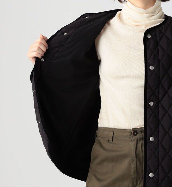 MACPHEE「キルティング クルーネックジャケット」|ブルゾン・スタジャン|
