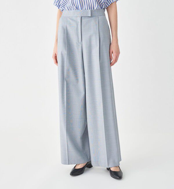 TOMORROWLAND collection「【一部WEB先行予約】シャイニーシャーク センタープレスワイドパンツ」|その他|