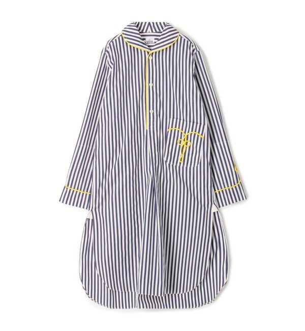 TOMORROWLAND BUYING WEAR「Sebline パジャマシャツドレス」|ワンピース|68 ネイビー系
