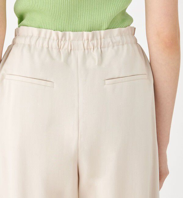 Ballsey「セルロースツイル セミバナナシルエットパンツ」|その他|