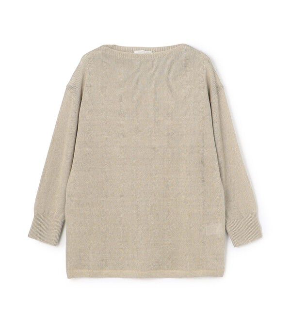 GALERIE VIE「リネンコード バスクプルオーバー」|ニット・セーター|43 ベージュ