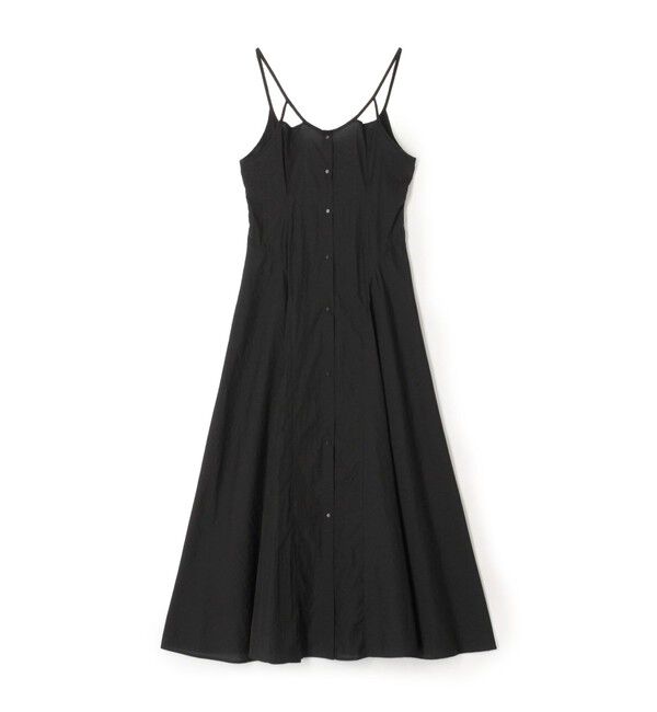 DES PRES「パラシュートナイロンワッシャー サーキュラーキャミソールワンピース」|ワンピース|19 ブラック