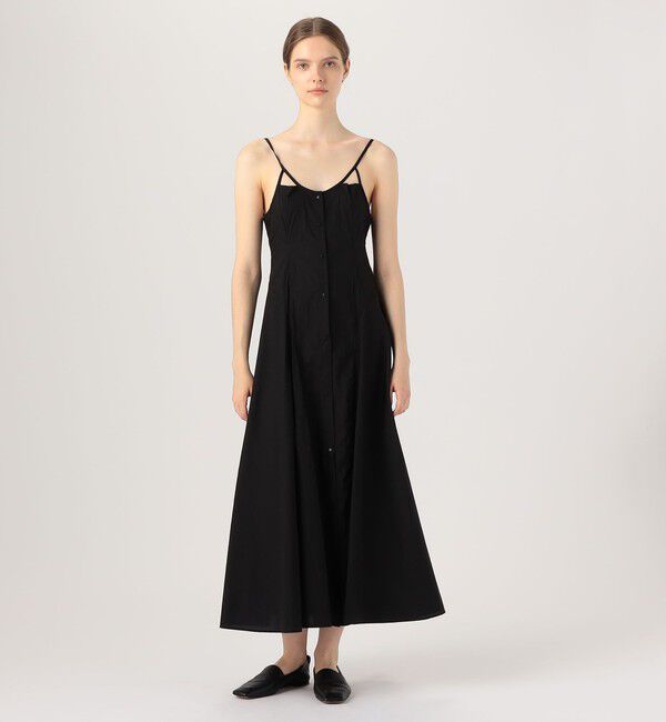 DES PRES「パラシュートナイロンワッシャー サーキュラーキャミソールワンピース」|ワンピース|