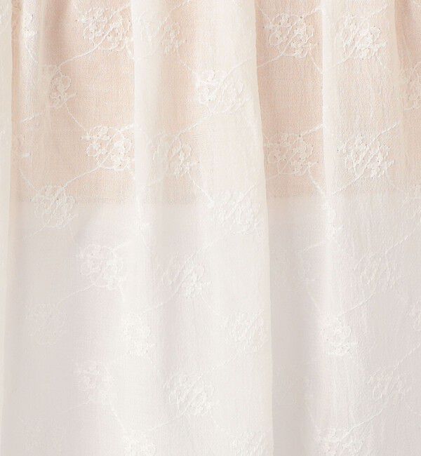 Ballsey「コットンガーゼエンブロイダリー スカーフボウタイブラウス」|シャツ・ブラウス|