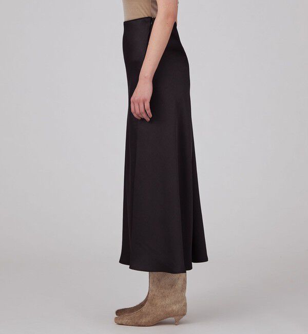 MACPHEE「ビンテージサテン マーメイドスカート」|フレア|